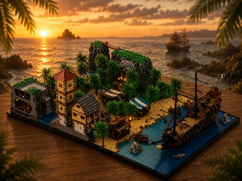 TM-2022-001 La Grotte Morte - Pirate Island