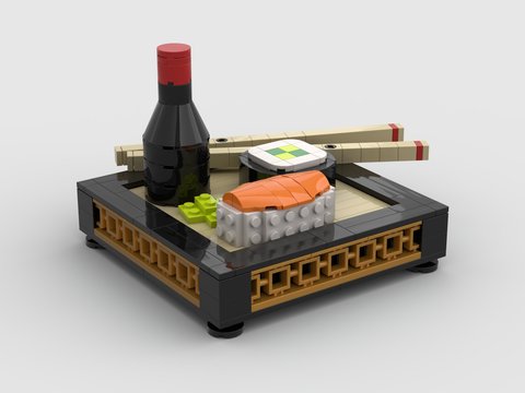 TM-2026-002 Quiet Pieces - Sushi Board