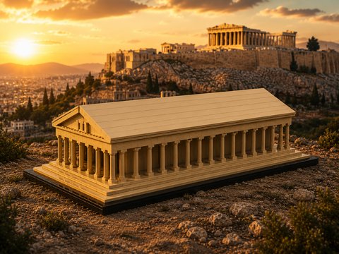 TM-2026-011 Parthenon of Athens - Classical Greek Temple